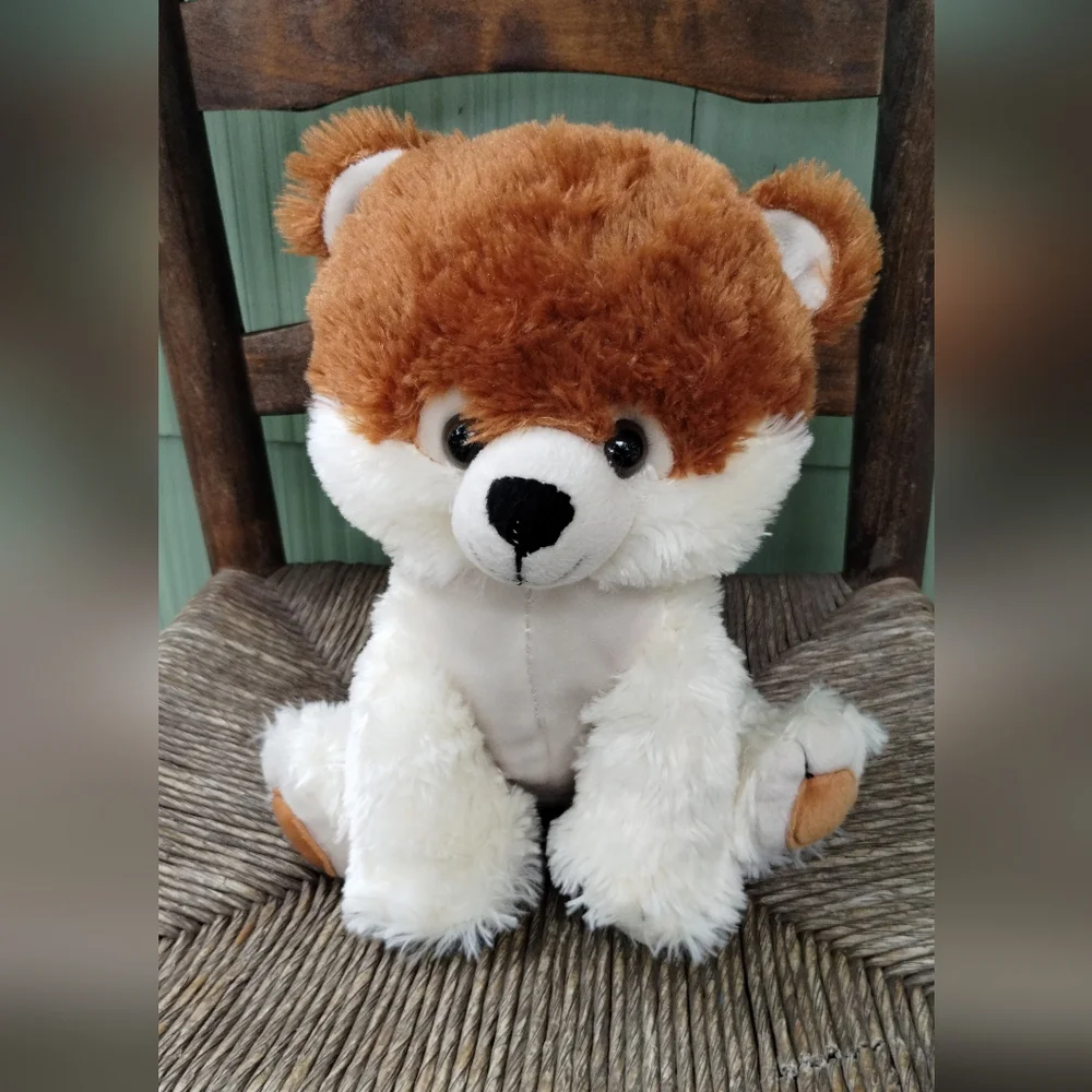 Bobo Sitting Dog FIESTA Cream Tan 10 " PLUSH Stuffed PUPPY DOG Animal SOFT - Picture 2 of 11